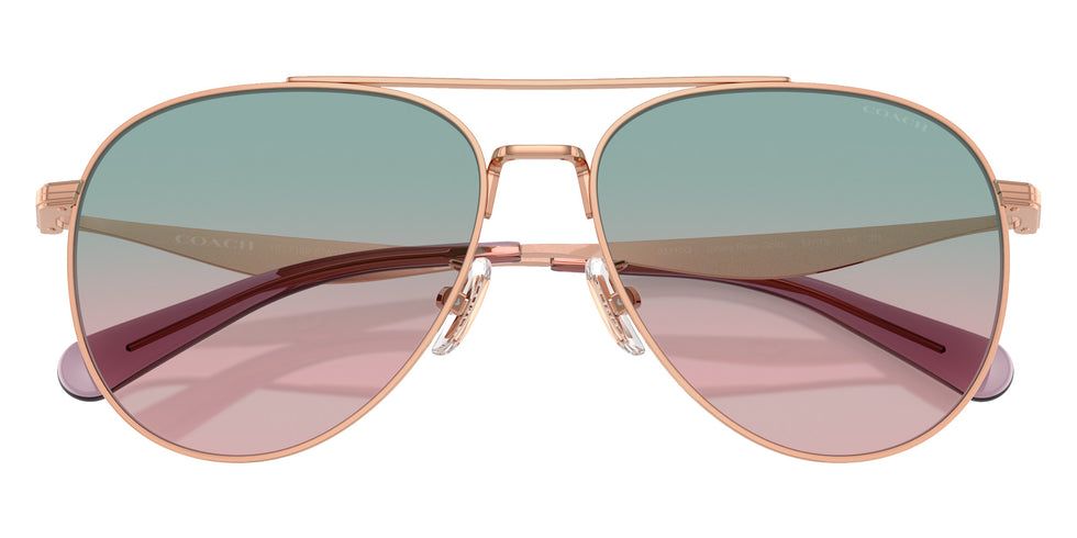 Coach HC7169 CW193 93310Q 57 - Shiny Rose Gold / Forest Grape Gradient #id:hc716993310q_s:108120
