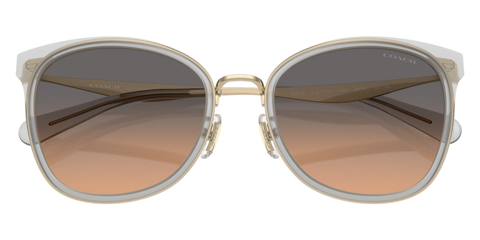 Coach HC7170 CW185 945018 56 - Light Gold/Dove / Smokey Peach Gradient #id:hc7170945018_s:100120