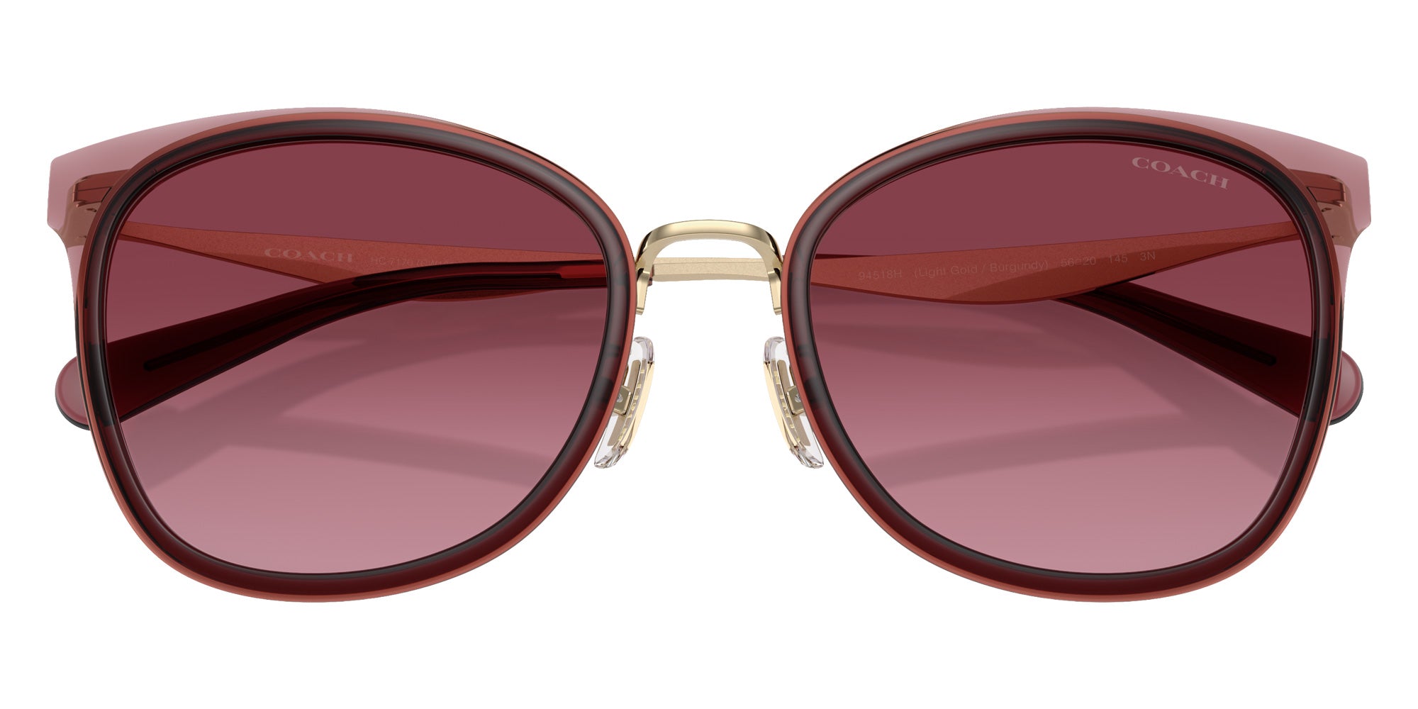 Coach HC7170 CW185 94518H 56 - Light Gold/Burgundy / Burgundy Gradient #id:hc717094518h_s:102120
