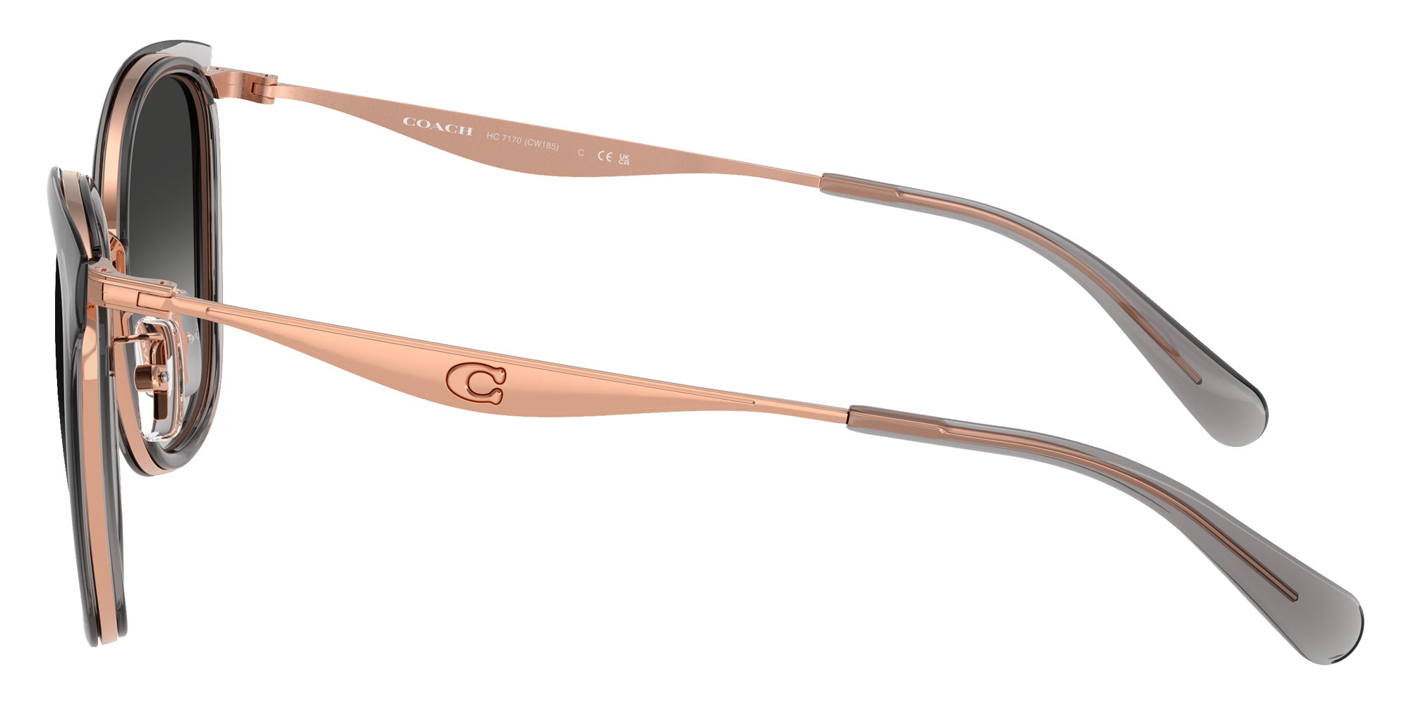 Coach HC7170 CW185 94543C 56 - Rose Gold/Dark Gray / Gray Gradient #id:hc717094543c_s:108110