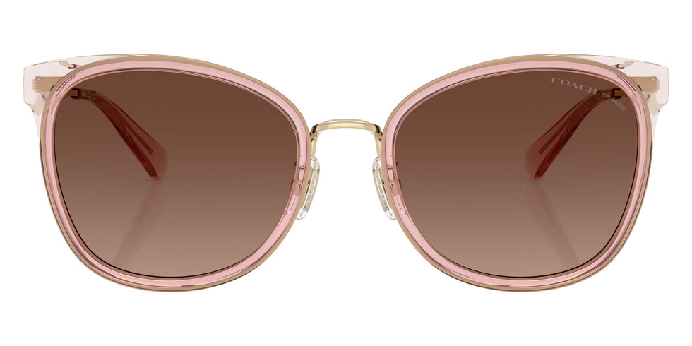 Coach HC7170 CW185 9469T5 56 - Light Gold/Pink / Brown Gradient Polarized #id:hc71709469t5_s:110100