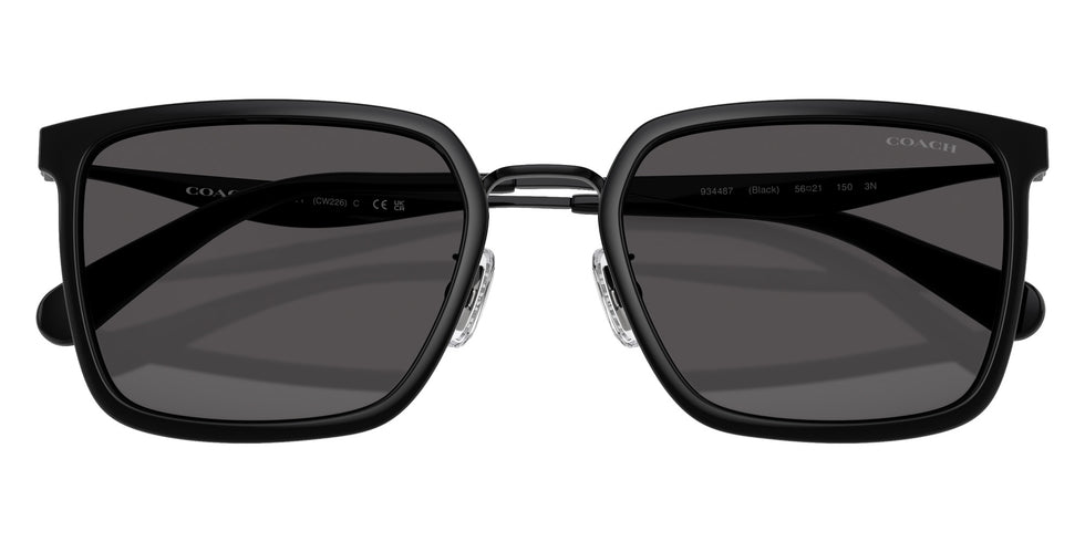 Coach HC7171 CW226 934487 56 - Black / Gray Solid #id:hc7171934487_s:100120
