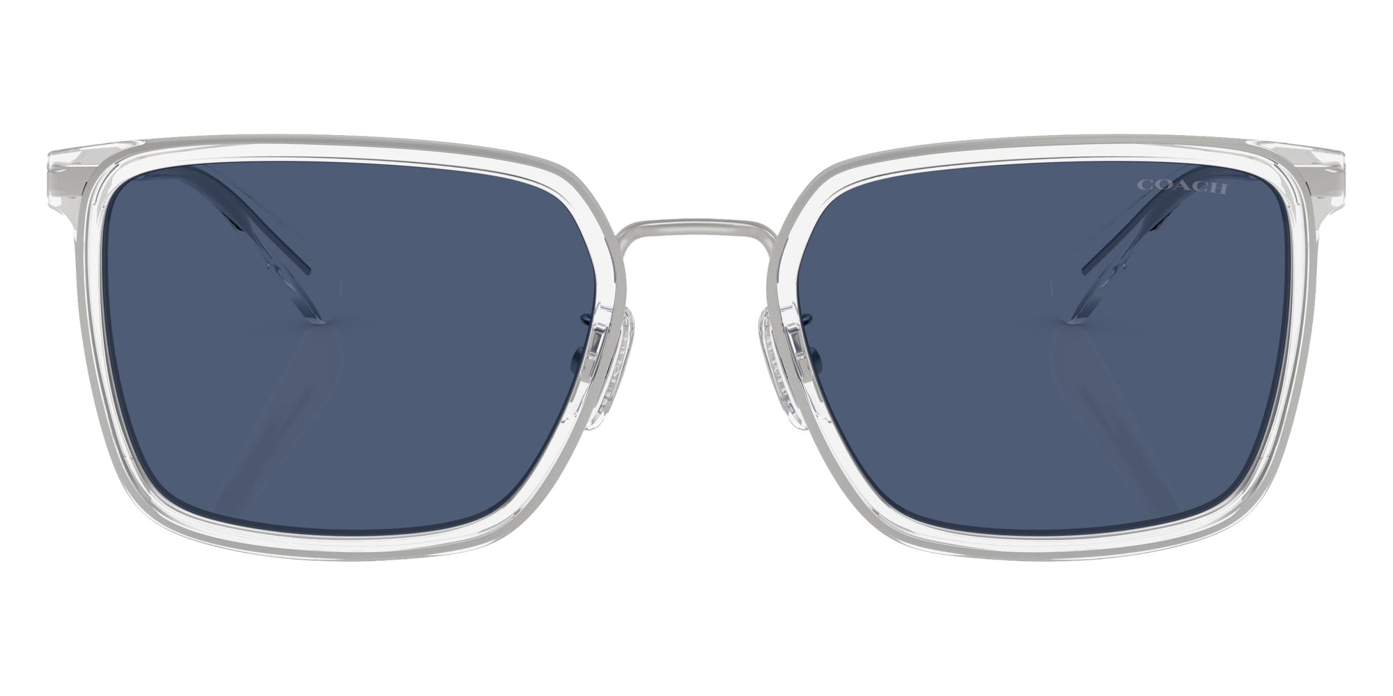 Coach HC7171 CW226 945580 56 - Silver/Transparent Clear / Blue Solid #id:hc7171945580_s:102100
