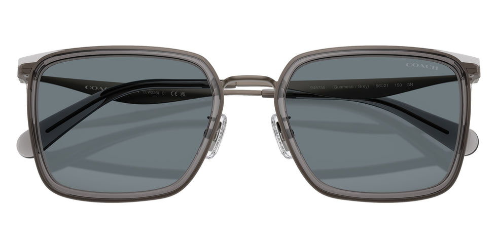 Coach HC7171 CW226 945755 56 - Gunmetal/Gray / Gray Solid #id:hc7171945755_s:106120