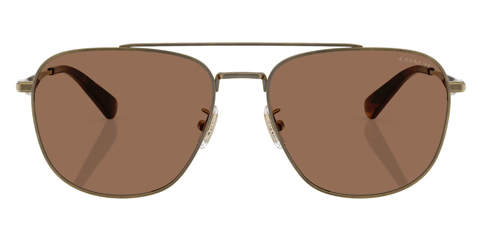 Coach HC7172 CW404 933373 59 - Antique Gold / Brown Solid #id:hc7172933373_s:102100