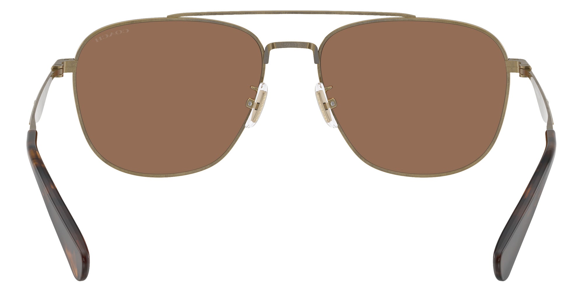 Coach HC7172 CW404 933373 59 - Antique Gold / Brown Solid #id:hc7172933373_s:102115
