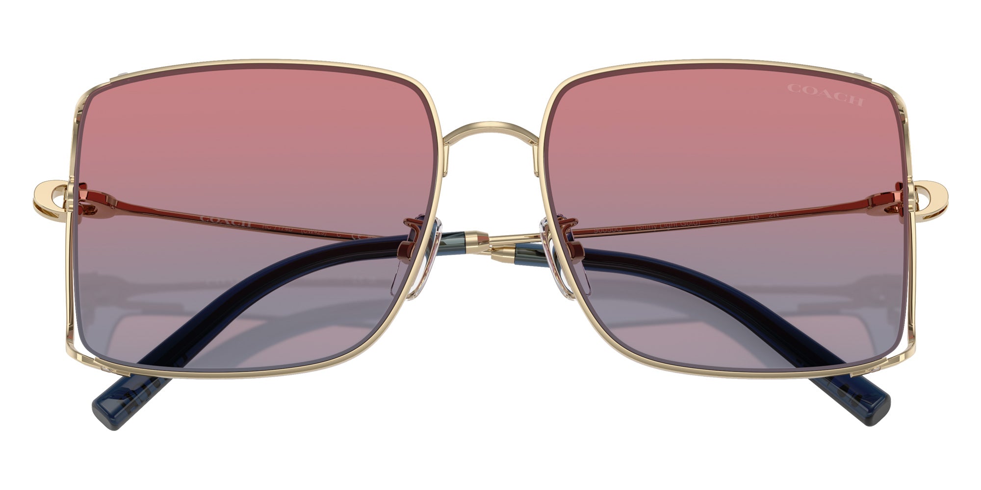 Coach HC7174D CW429 90050Q 59 - Shiny Light Gold / Blue Saddle Gradient #id:hc7174d90050q_s:102120
