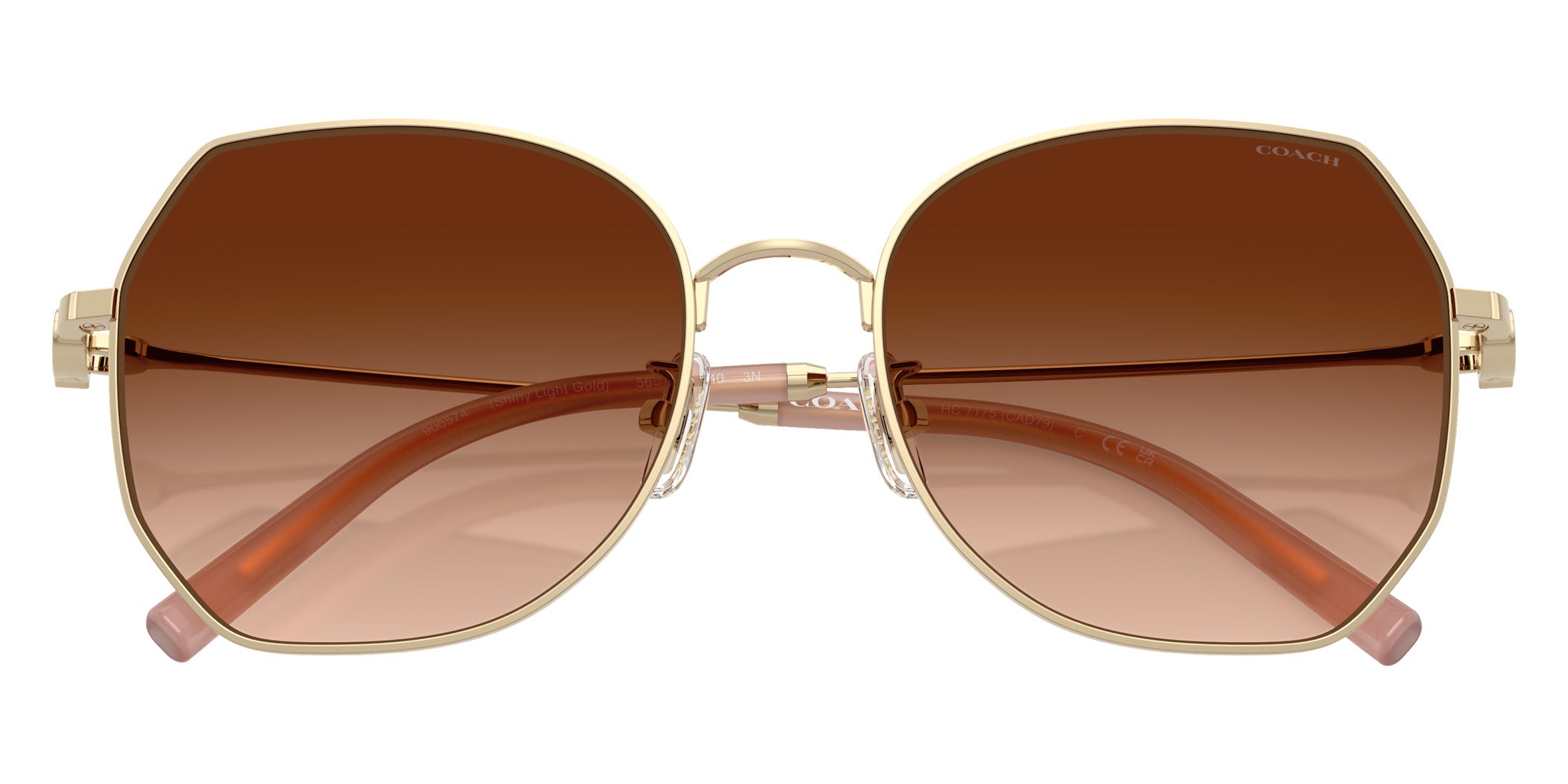 Coach HC7175 CAD79 900574 56 - Shiny Light Gold / Brown Gradient #id:hc7175900574_s:102120