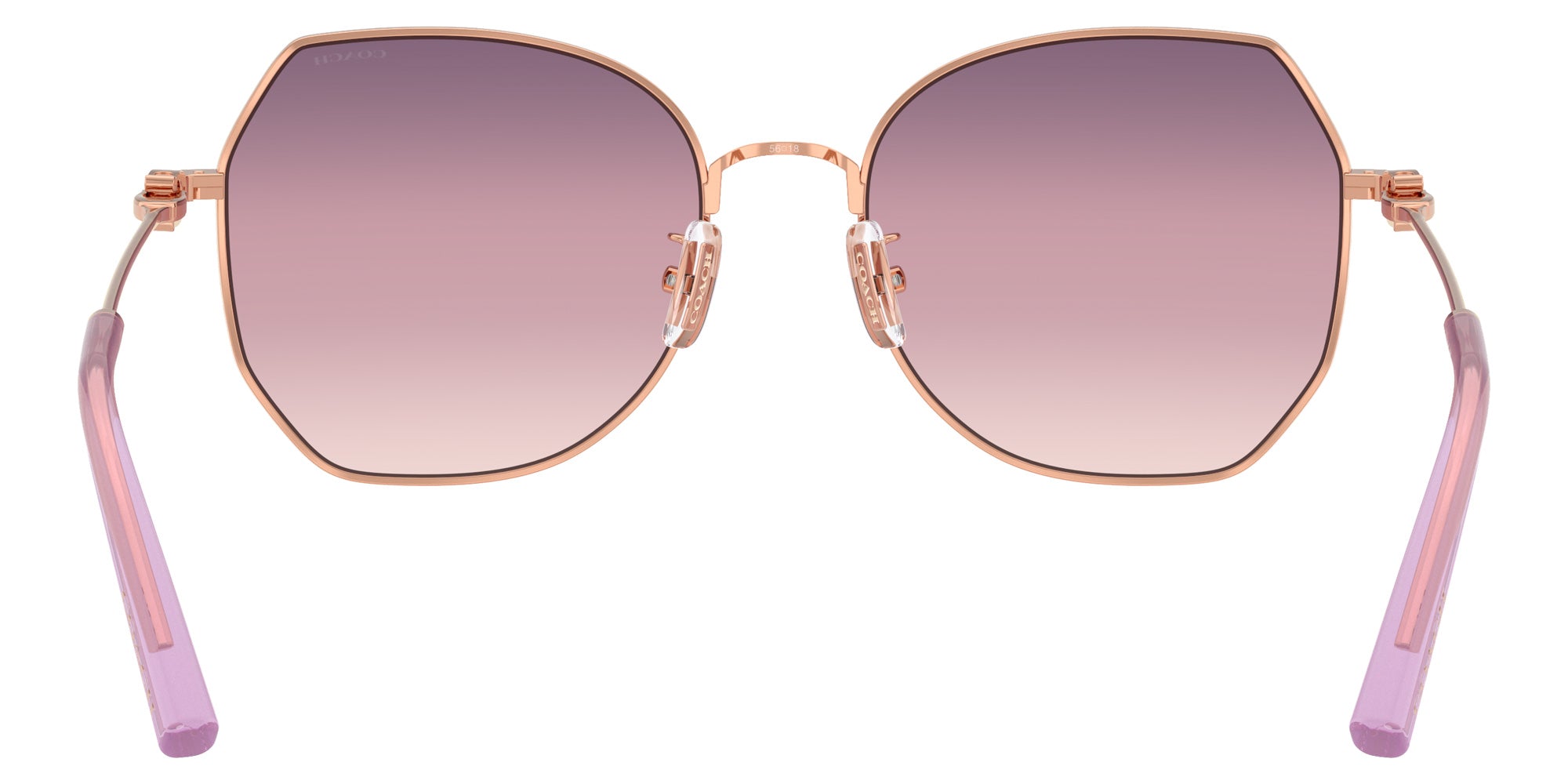 Coach HC7175 CAD79 9331U6 56 - Shiny Rose Gold / Purple Blue Gradient #id:hc71759331u6_s:106115