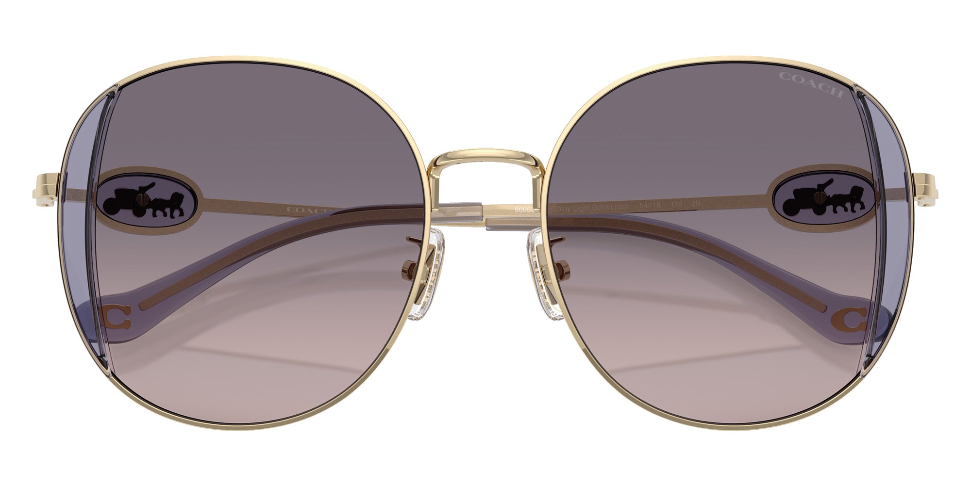 Coach HC7176B CAD73 900536 54 - Shiny Light Gold/Lilac / Lilac Peach Gradient #id:hc7176b900536_s:100120