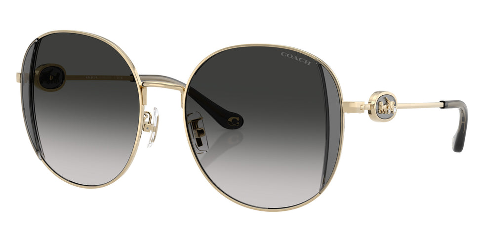 Coach HC7176B CAD73 90053C 54 - Shiny Light Gold/Smoke / Gray Gradient #id:hc7176b90053c_s:102105