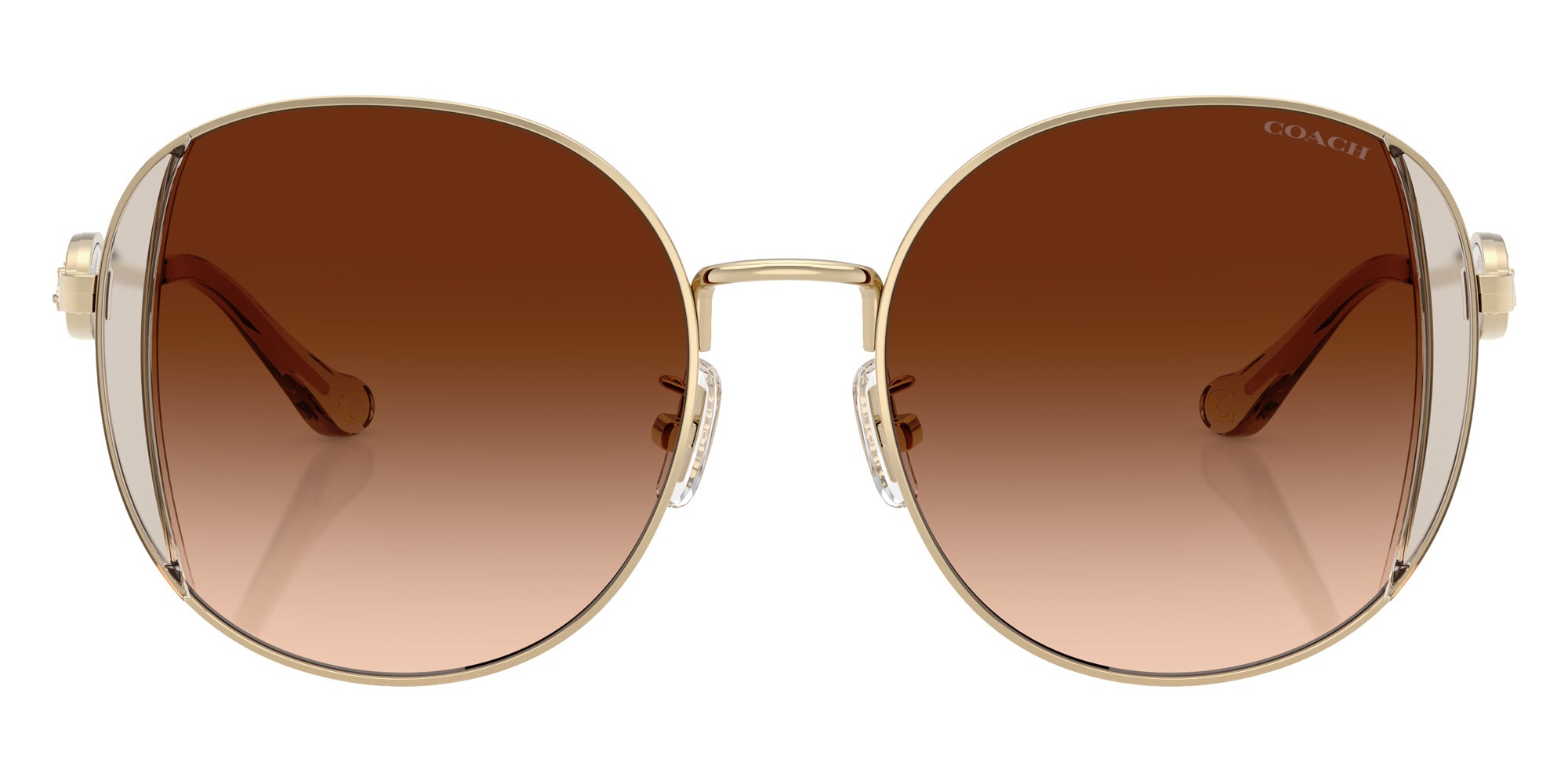 Coach HC7176B CAD73 900574 54 - Shiny Light Gold/Fawn / Brown Gradient #id:hc7176b900574_s:104100