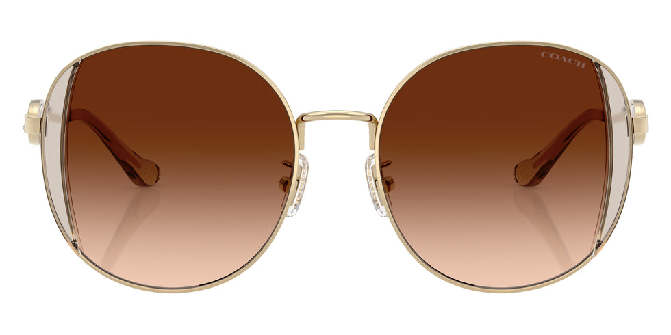 Coach HC7176B CAD73 900574 54 - Shiny Light Gold/Fawn / Brown Gradient #id:hc7176b900574_s:104100