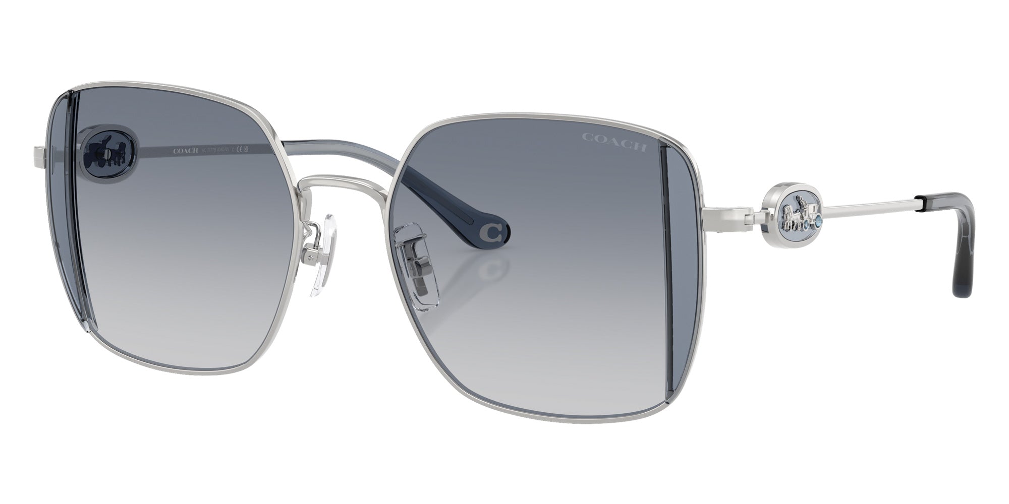 Coach HC7177B CAD72 900135 51 - Shiny Silver/Blue / Blue Gradient #id:hc7177b900135_s:100105