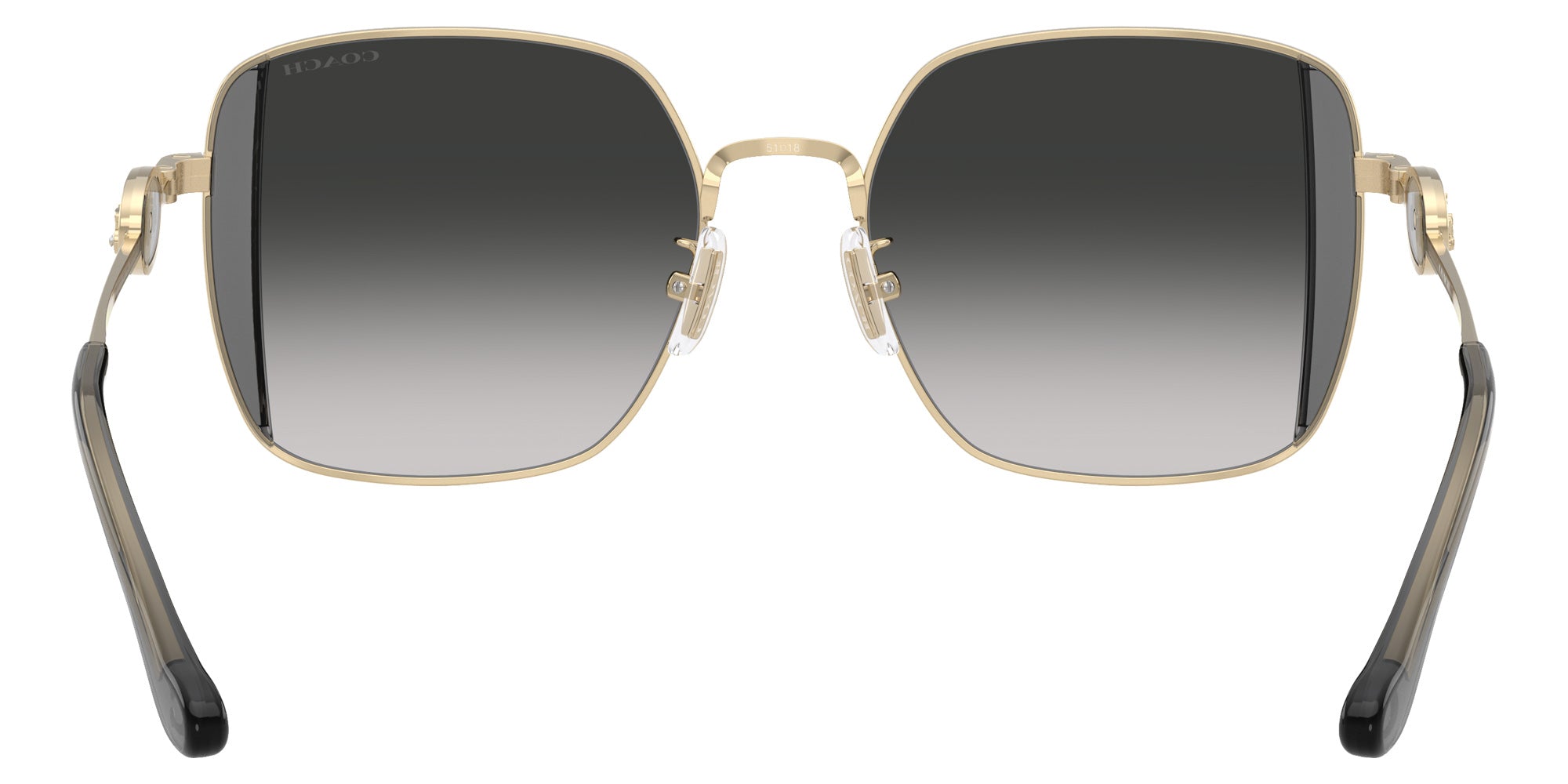 Coach HC7177B CAD72 90053C 51 - Shiny Light Gold/Smoke / Gray Gradient #id:hc7177b90053c_s:102115