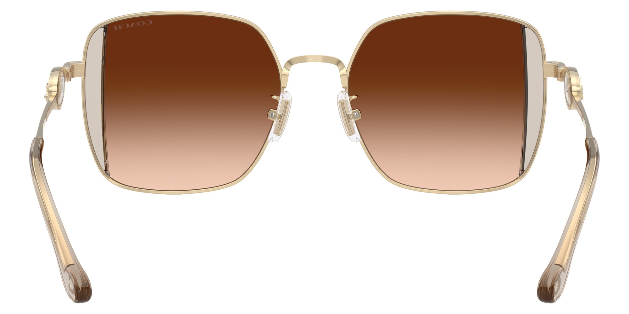 Coach HC7177B CAD72 900574 51 - Shiny Light Gold/Fawn / Brown Gradient #id:hc7177b900574_s:104115