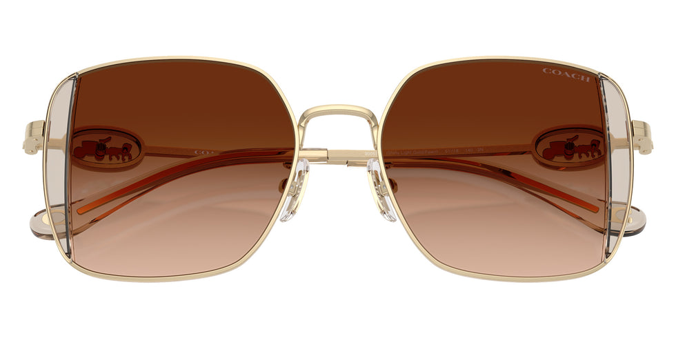 Coach HC7177B CAD72 900574 51 - Shiny Light Gold/Fawn / Brown Gradient #id:hc7177b900574_s:104120