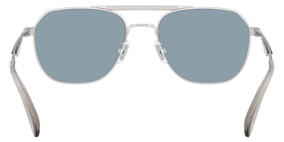 Coach HC7178 CAE80 900172 57 - Satin Silver/Gray / Blue Solid #id:hc7178900172_s:100115