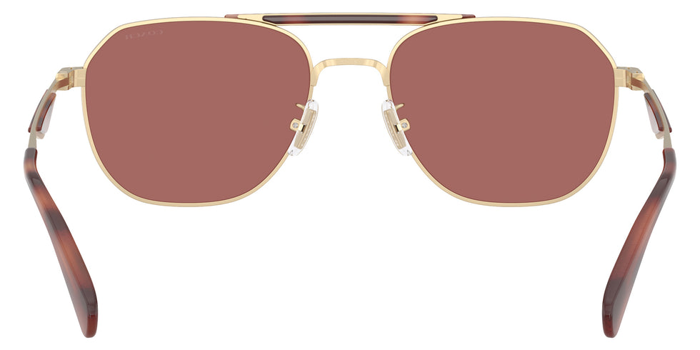 Coach HC7178 CAE80 90050H 57 - Satin Light Gold/Caramel / Wine Solid #id:hc717890050h_s:102115