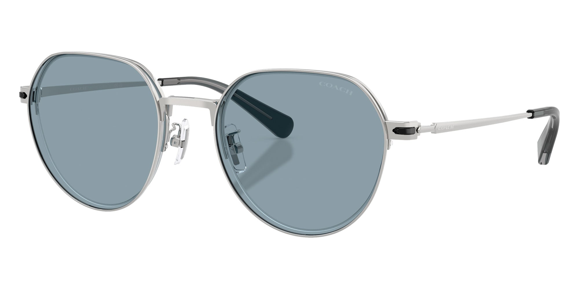 Coach HC7179 CAE81 900187 52 - Shiny Silver / Gray Solid #id:hc7179900187_s:100105