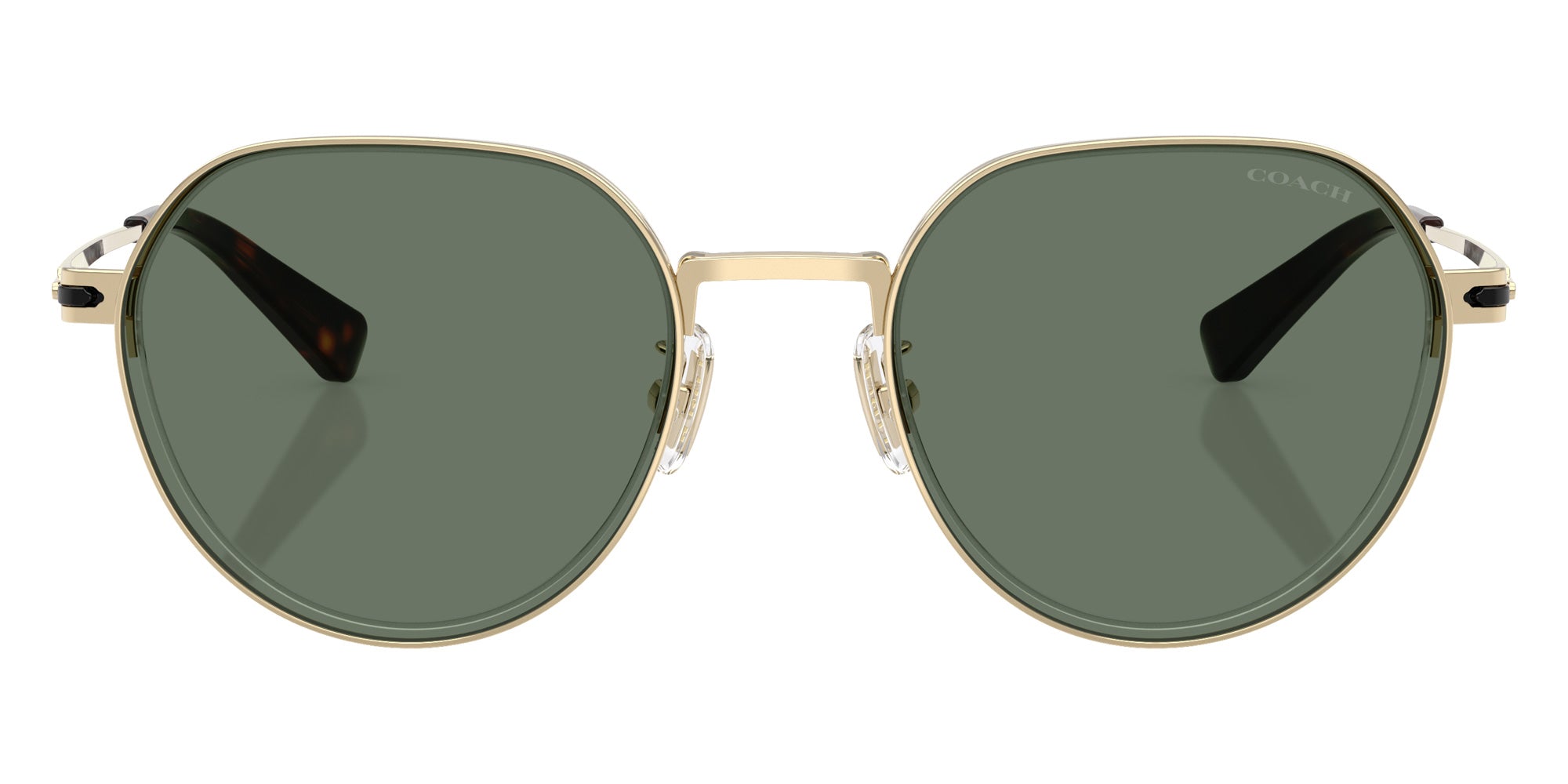 Coach HC7179 CAE81 90053H 52 - Shiny Light Gold / Green Solid #id:hc717990053h_s:104100