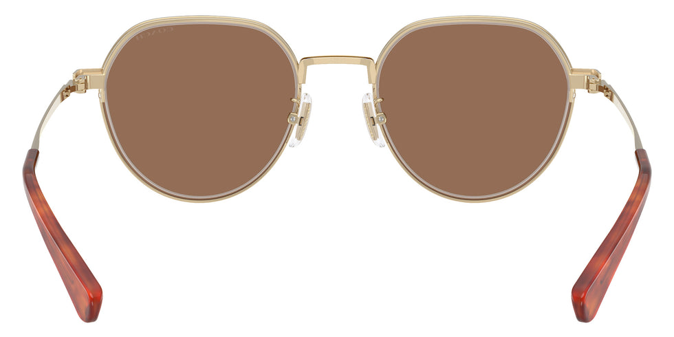 Coach HC7179 CAE81 900573 52 - Shiny Light Gold / Brown Solid #id:hc7179900573_s:106115
