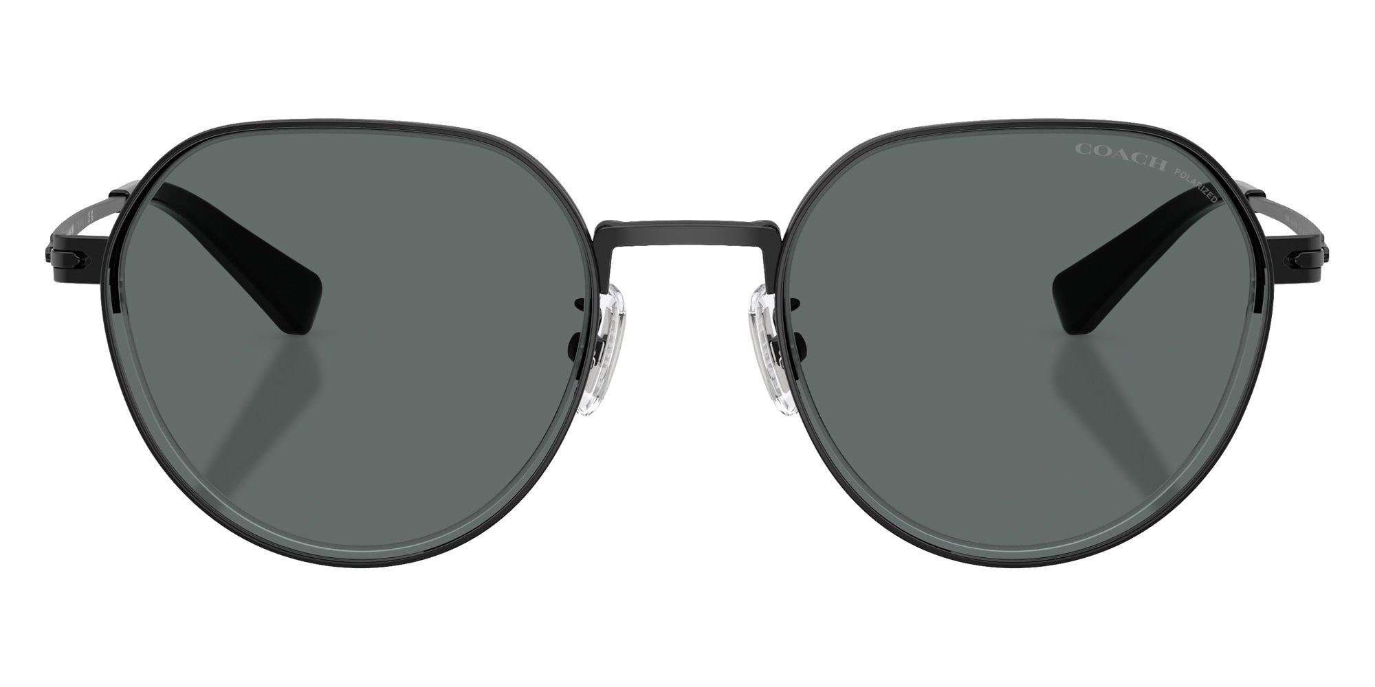 Coach HC7179 CAE81 934481 52 - Satin Black / Gray Solid Polarized #id:hc7179934481_s:110100