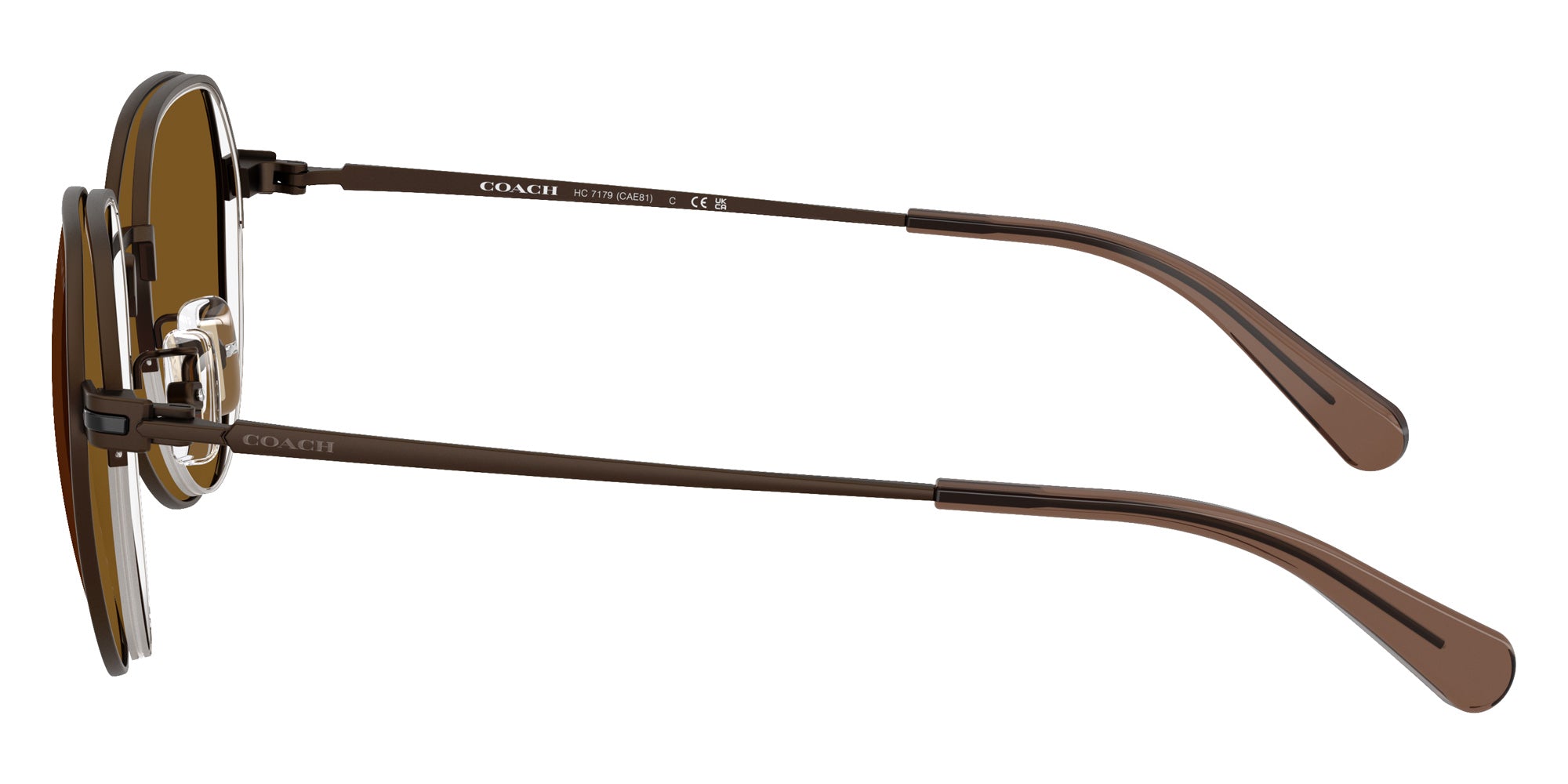 Coach HC7179 CAE81 947183 52 - Satin Brown / Brown Solid Polarized #id:hc7179947183_s:112110