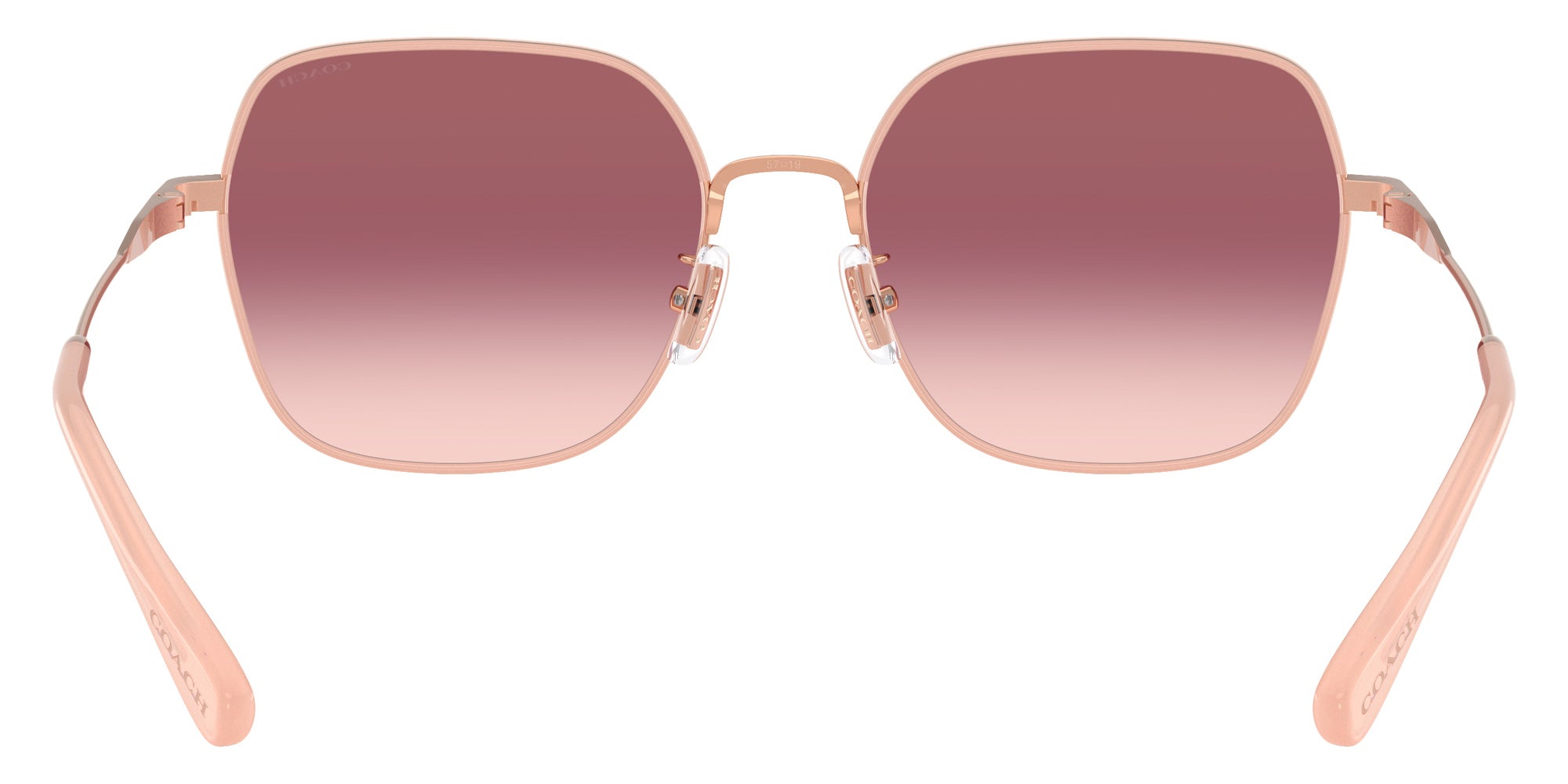 Coach HC7180D CAE93 94657W 57 - Shiny Rose Gold/Milky Rose / Violet Pink Gradient #id:hc7180d94657w_s:100115
