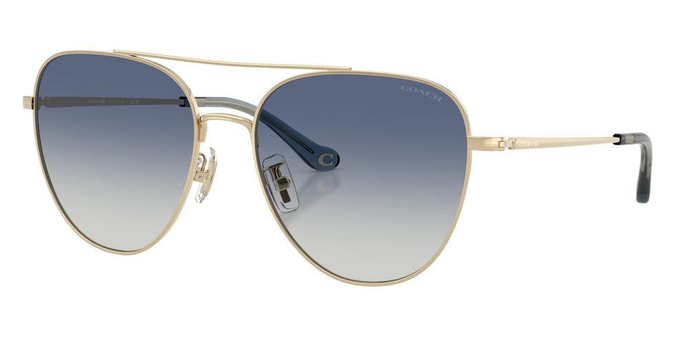 Coach HC7182 CBZ89 90054L 56 - Shiny Light Gold / Blue Gradient #id:hc718290054l_s:100105