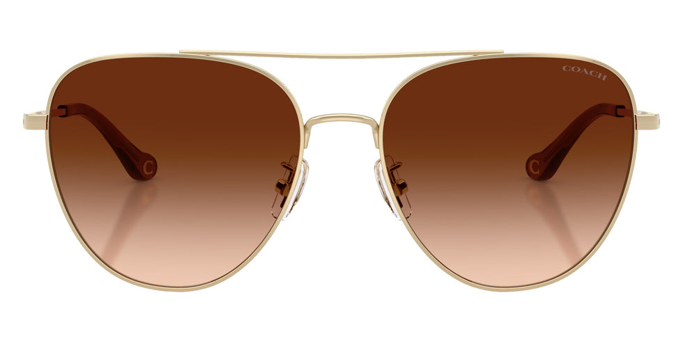 Coach HC7182 CBZ89 900574 56 - Shiny Light Gold / Brown Gradient #id:hc7182900574_s:102100