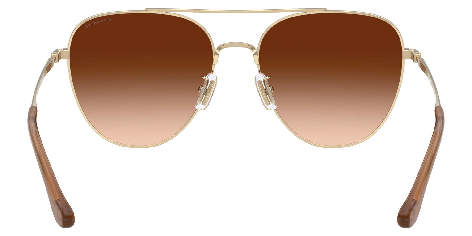 Coach HC7182 CBZ89 900574 56 - Shiny Light Gold / Brown Gradient #id:hc7182900574_s:102115