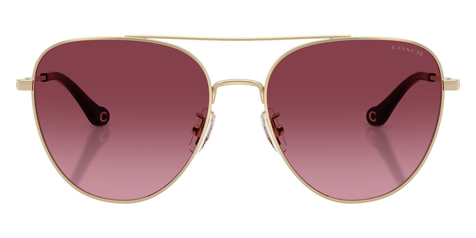 Coach HC7182 CBZ89 90058H 56 - Shiny Light Gold / Merlot Gradient #id:hc718290058h_s:104100