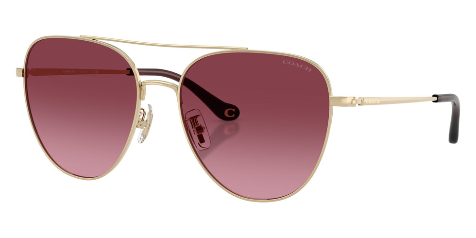 Coach HC7182 CBZ89 90058H 56 - Shiny Light Gold / Merlot Gradient #id:hc718290058h_s:104105