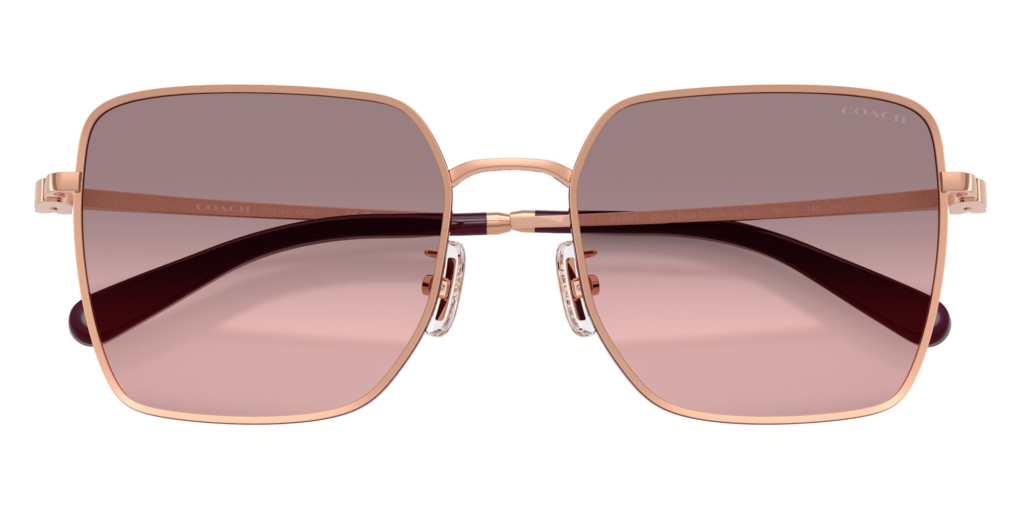 Coach HC7184D CBZ51 947813 56 - Rose Gold/Bordeaux / Gray Pink Gradient #id:hc7184d947813_s:106120