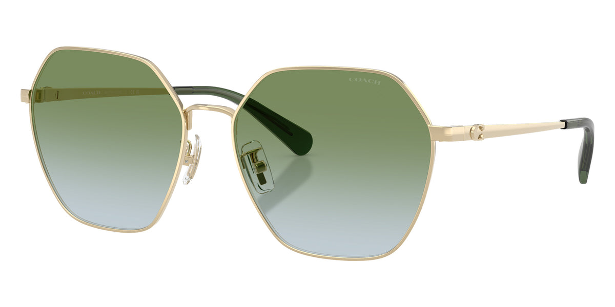 Coach HC7194 CFU05 9005I7 58 - Shiny Light Gold / Green Gradient #id:hc71949005i7_s:102105