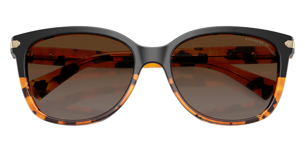Coach HC8132 L109 5438T5 57 - Black Tortoise Gradient / Brown Gradient Polarized #id:hc81325438t5_s:106120
