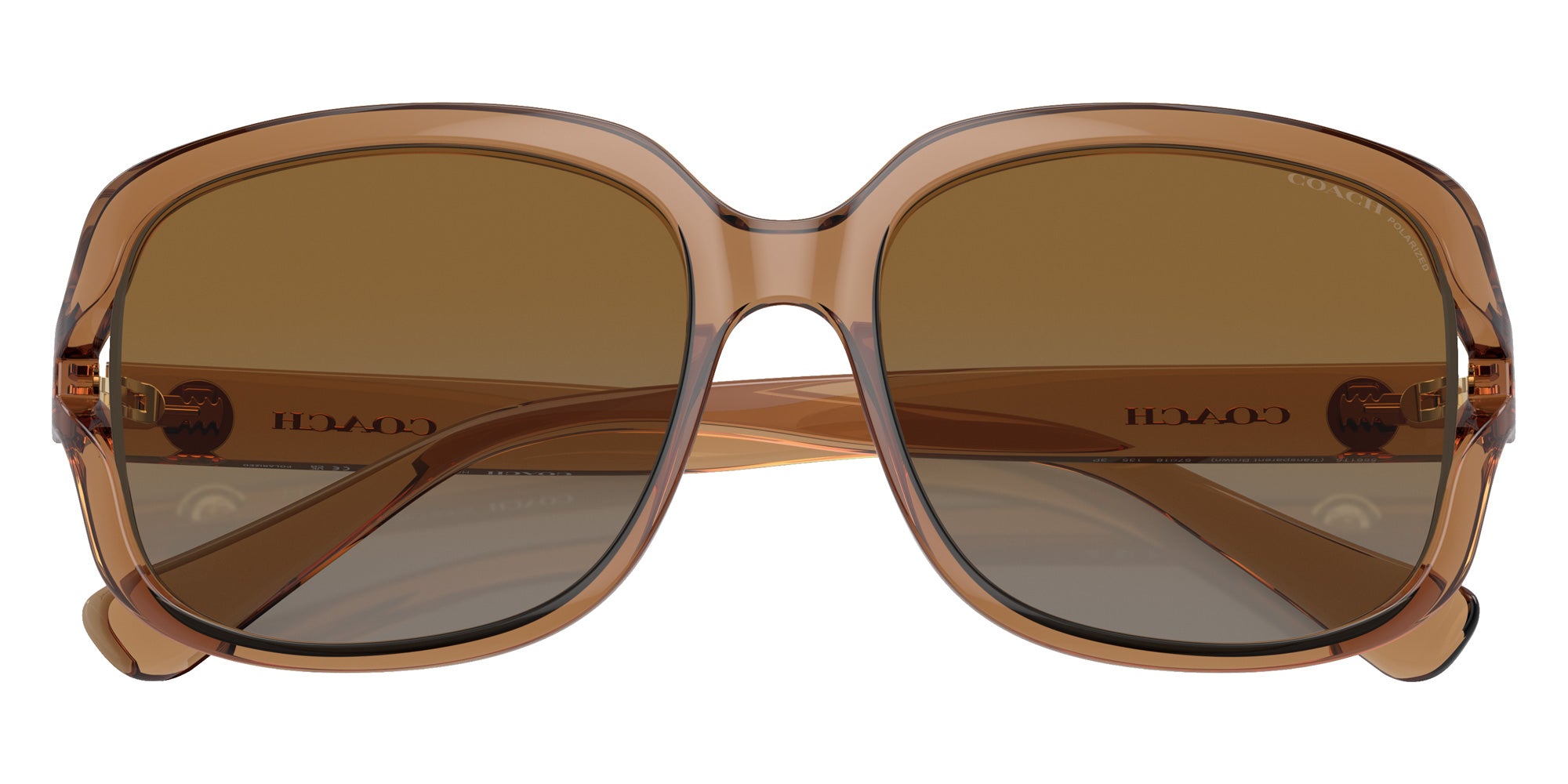 Coach HC8169 L149 5561T5 57 - Transparent Brown / Brown Gray Gradient Polarized #id:hc81695561t5_s:102120