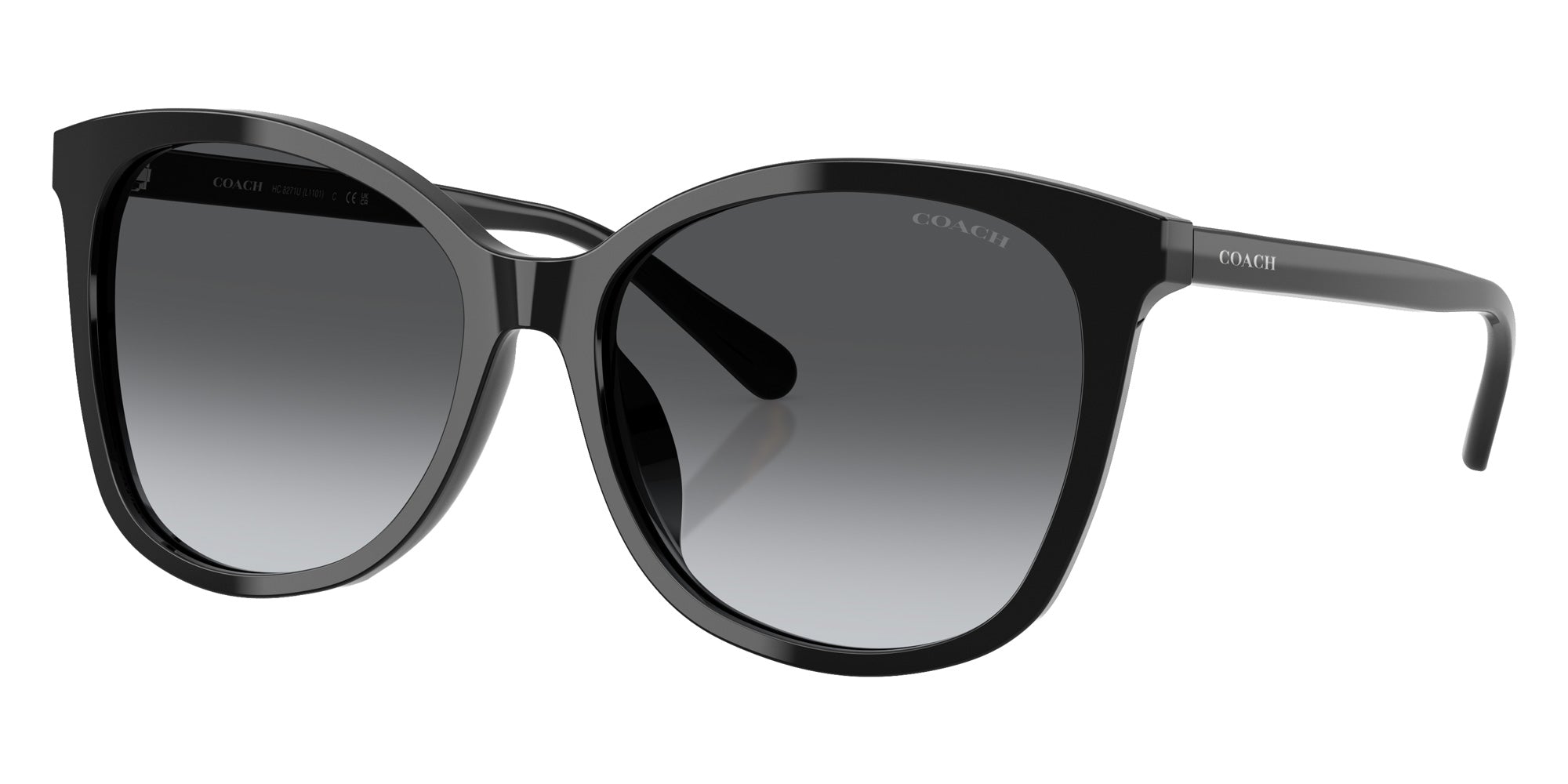 Coach HC8271U L1101 5002T3 57 - Black / Dark Gray Gradient Polarized #id:hc8271u5002t3_s:102105