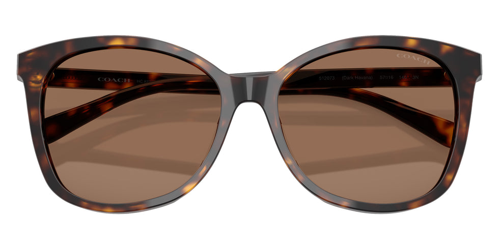 Coach HC8271U L1101 512073 57 - Dark Tortoise / Dark Brown #id:hc8271u512073_s:104120