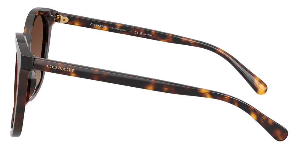 Coach HC8271U L1101 5120T5 57 - Dark Tortoise / Dark Brown Gradient Polarized #id:hc8271u5120t5_s:106110