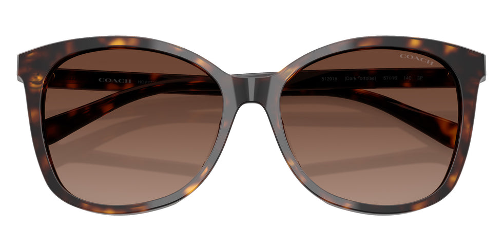 Coach HC8271U L1101 5120T5 57 - Dark Tortoise / Dark Brown Gradient Polarized #id:hc8271u5120t5_s:106120