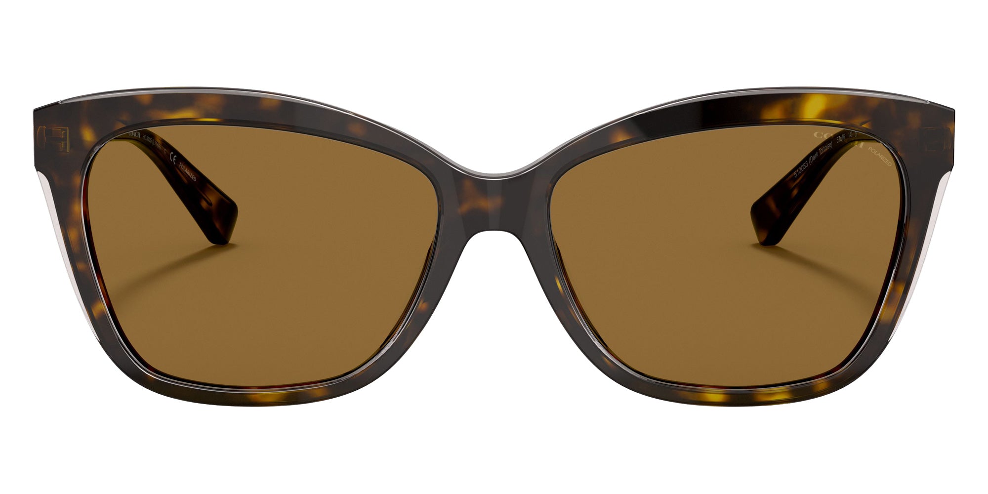Coach HC8305 L1168 512083 57 - Dark Tortoise / Brown Polarized #id:hc8305512083_s:100100