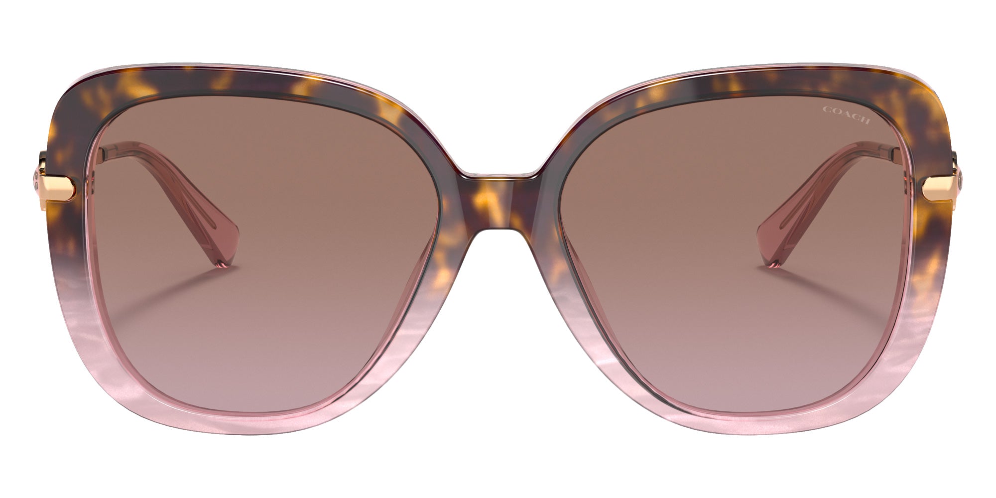 Coach HC8320 C6180 56505M 55 - Rose Tortoise Gradient / Pink Gradient Mirrored #id:hc832056505m_s:104100