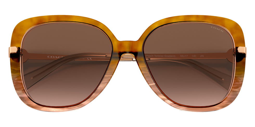 Coach HC8320 C6180 565294 55 - Peach Tortoise Gradient #id:hc8320565294_s:100100