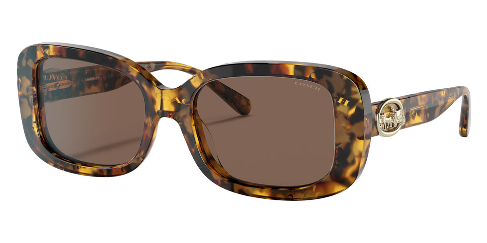 Coach HC8330 C6186 565973 54 - Dark Tortoise/Coach Print / Dark Brown Solid #id:hc8330565973_s:100105
