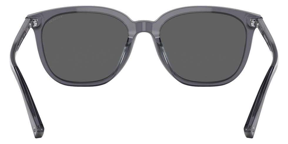 Coach HC8338U C8006 553787 55 - Transparent Dark Gray / Dark Gray Solid #id:hc8338u553787_s:102115