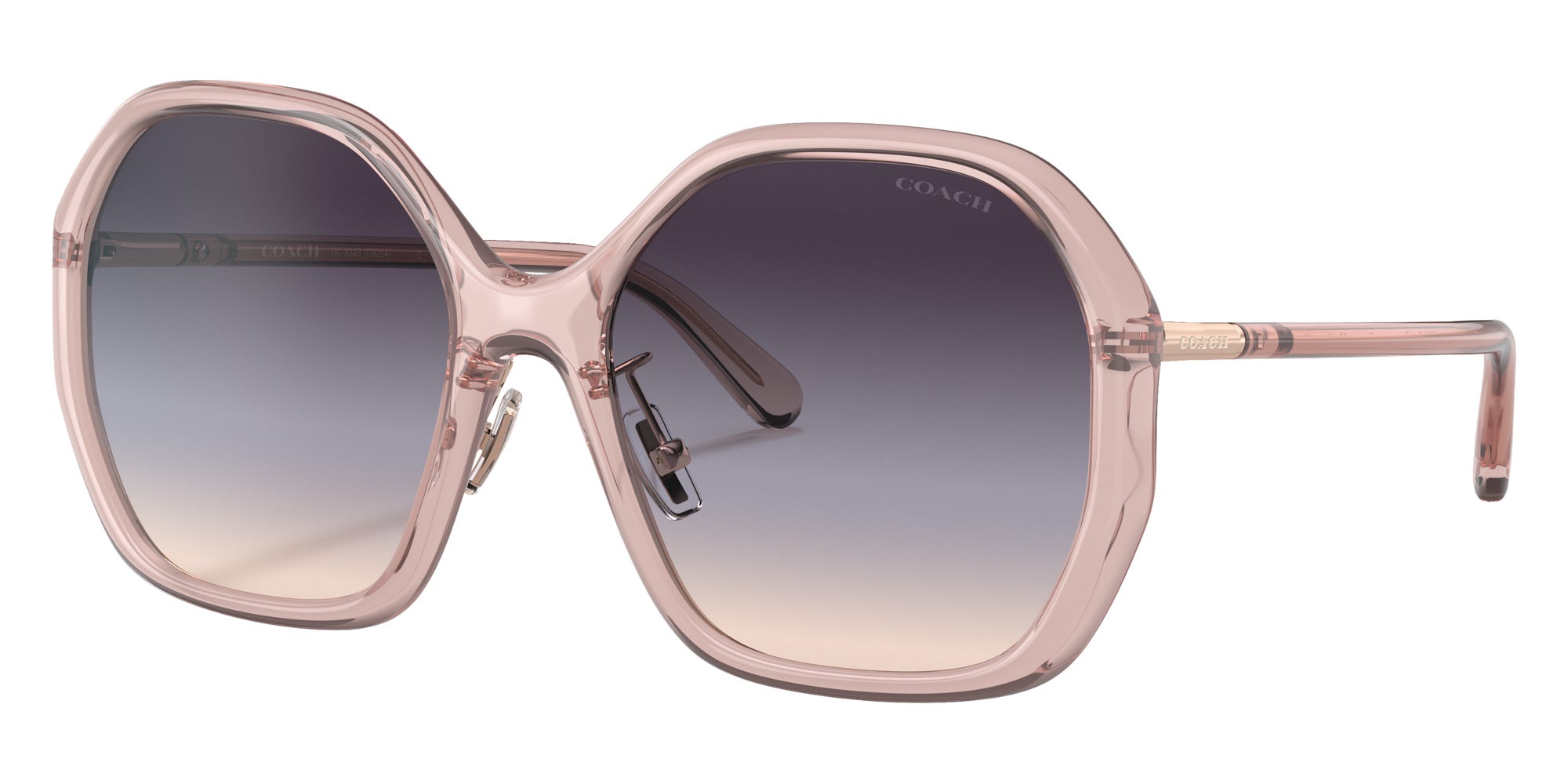 Coach HC8343 C9204 5552U7 57 - Transparent Pink #id:hc83435552u7_s:100105