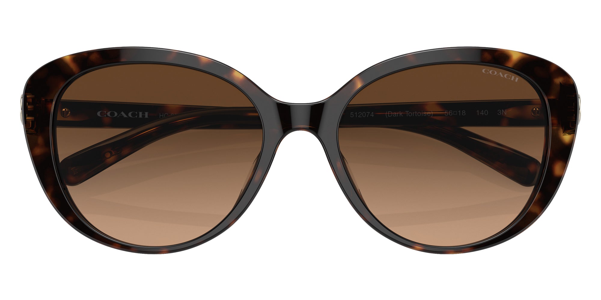 Coach HC8348U CD479 512074 56 - Dark Tortoise / Brown Gradient #id:hc8348u512074_s:100120