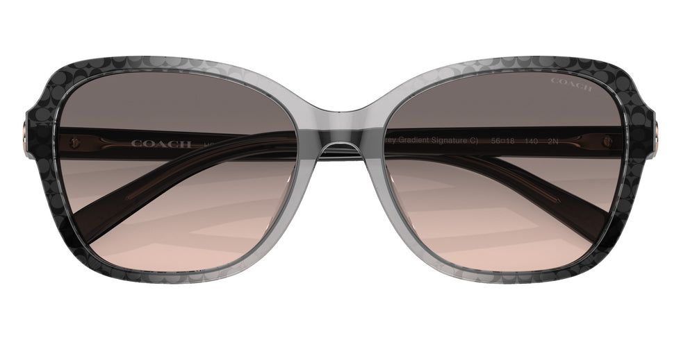 Coach HC8349U CD481 57103B 56 - Gray Gradient / Gray Pink Gradient #id:hc8349u57103b_s:102120